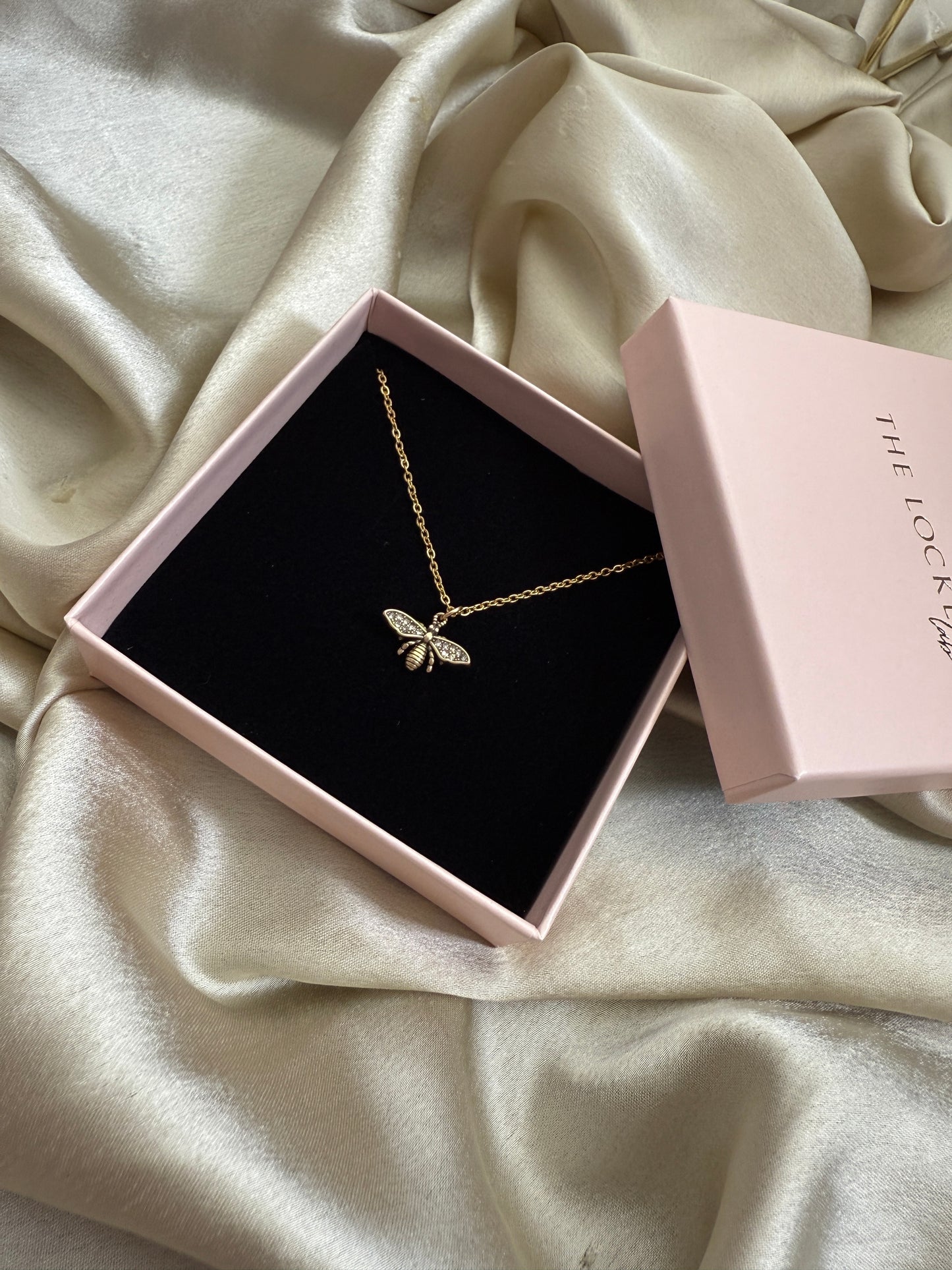Authentic Reworked Necklace - Sparkle Bee