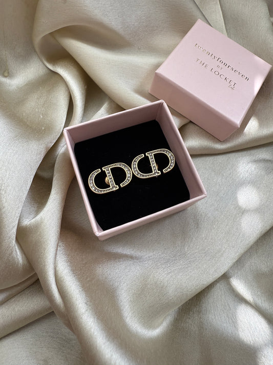 Authentic Reworked Necklace - CD Earrings