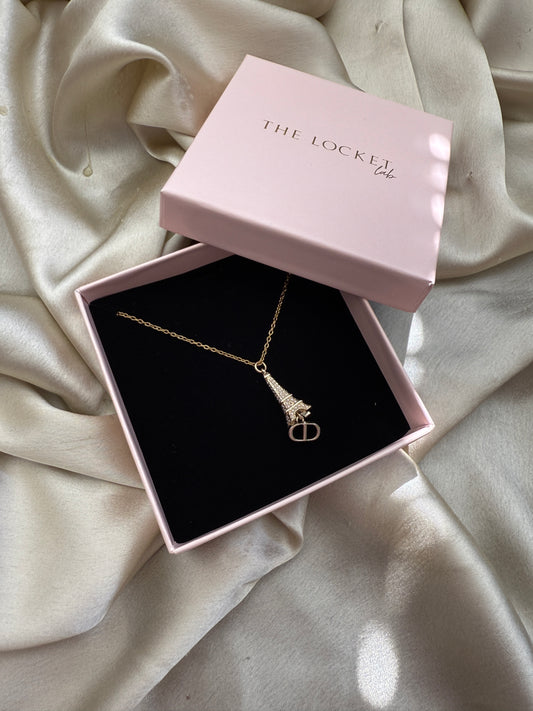Authentic Reworked Necklace - Eiffel Tower