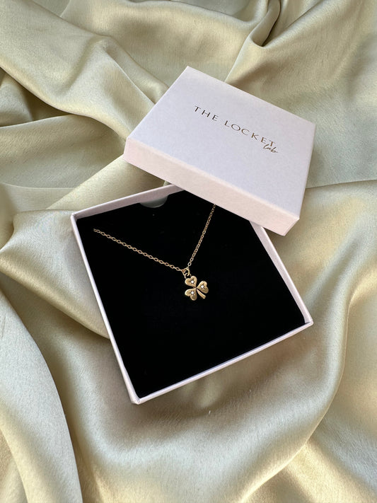 Authentic Reworked Necklace - Lucky Clover