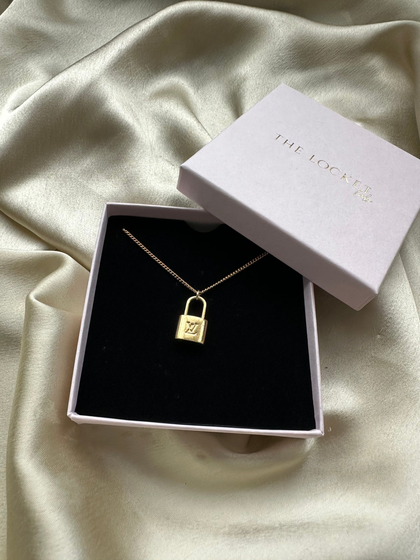 Authentic Reworked Necklace - Little Branded Padlock