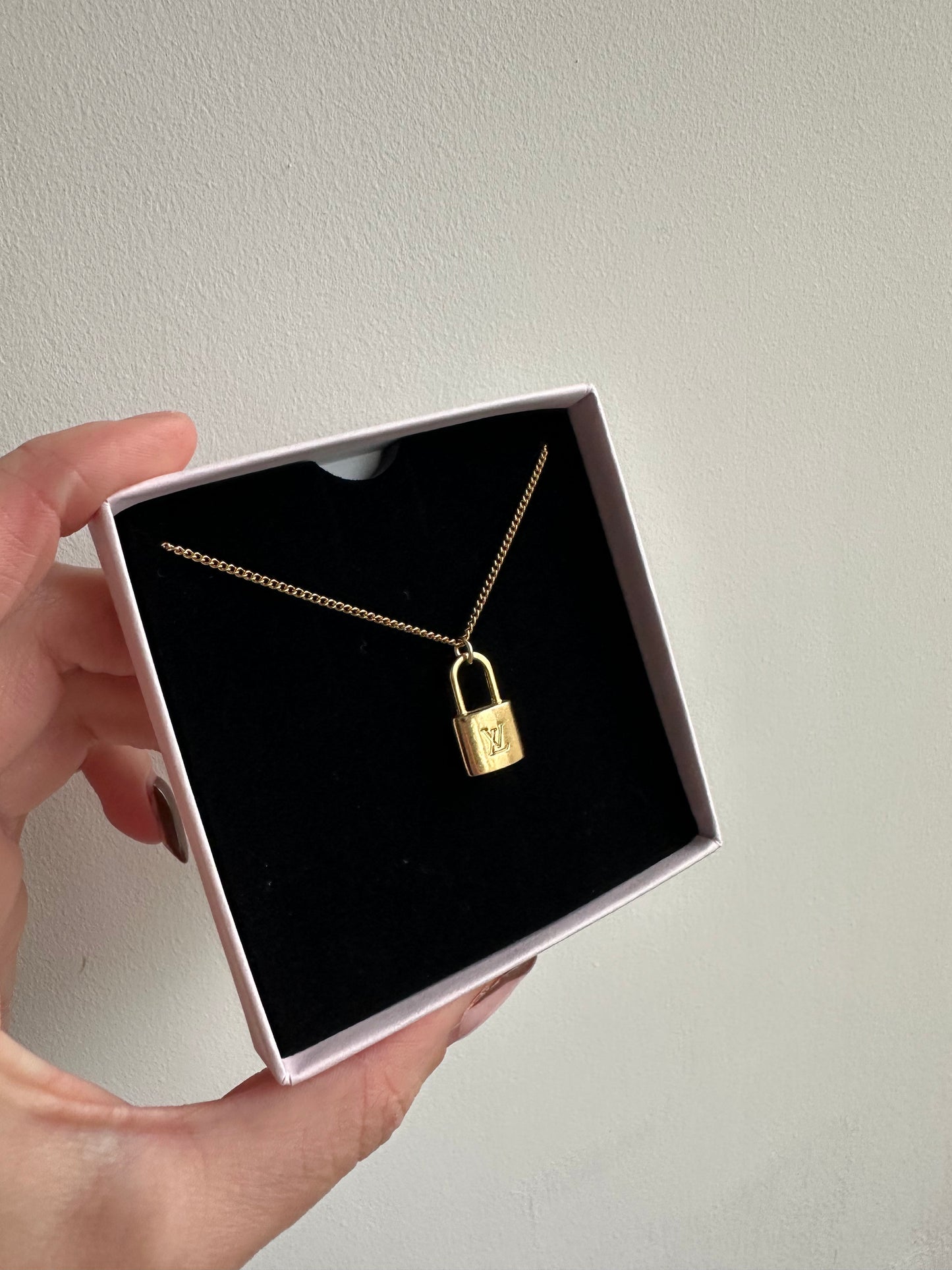 Authentic Reworked Necklace - Little Branded Padlock