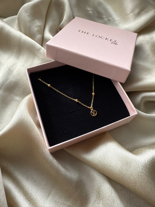 Authentic Reworked Necklace - Mini Delicate Logo