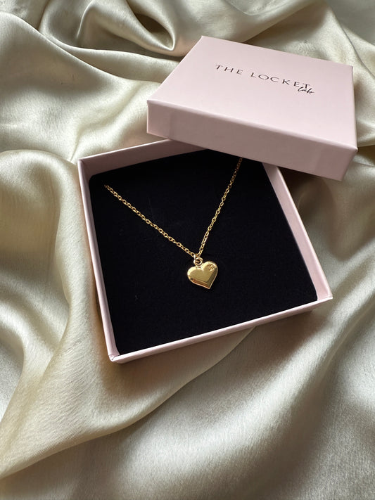 Authentic Reworked Logo Heart Necklace - Vintage Condition