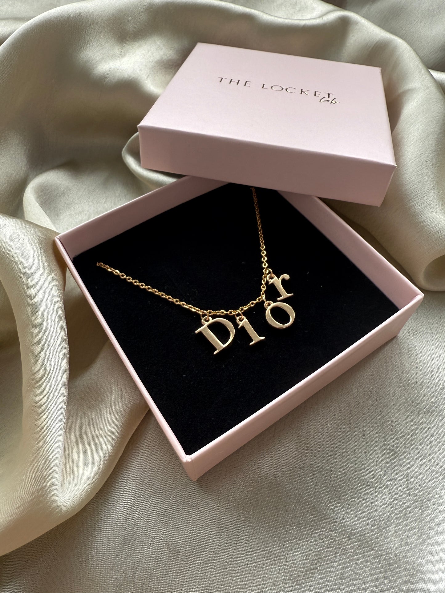 Authentic Reworked Letter Necklace Style 1