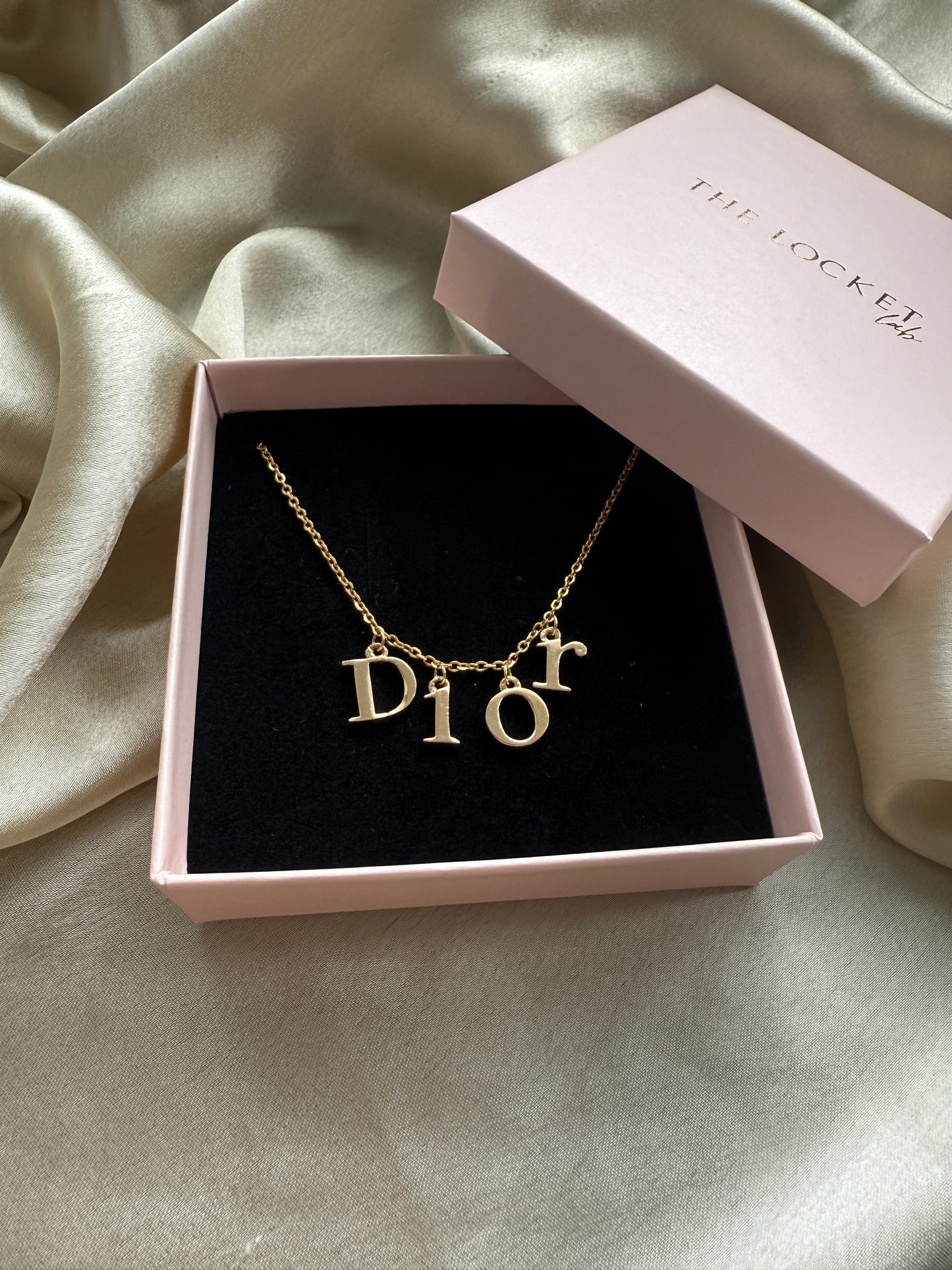 Authentic Reworked Letter Necklace Style 1