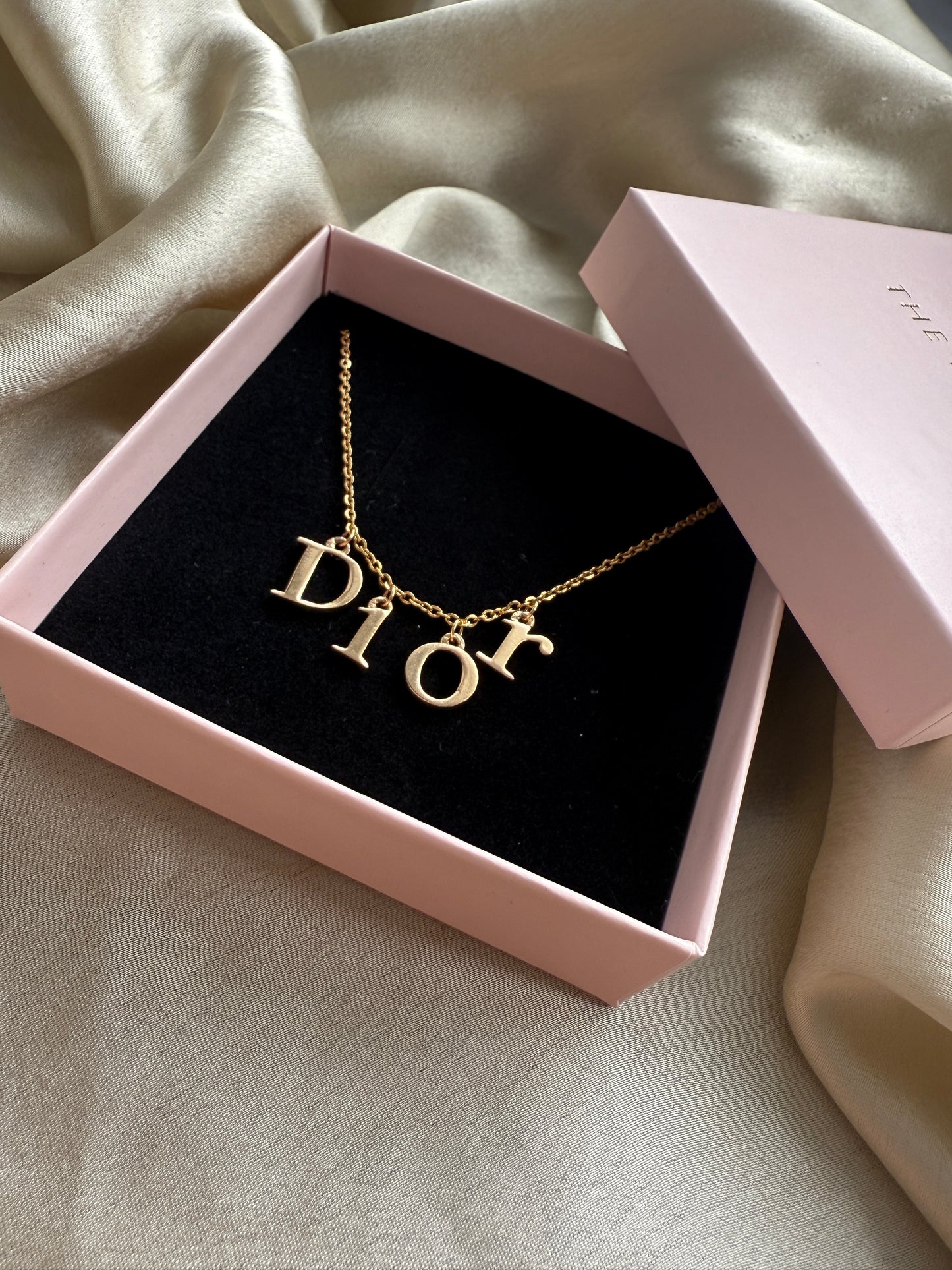 Authentic Reworked Letter Necklace Style 1