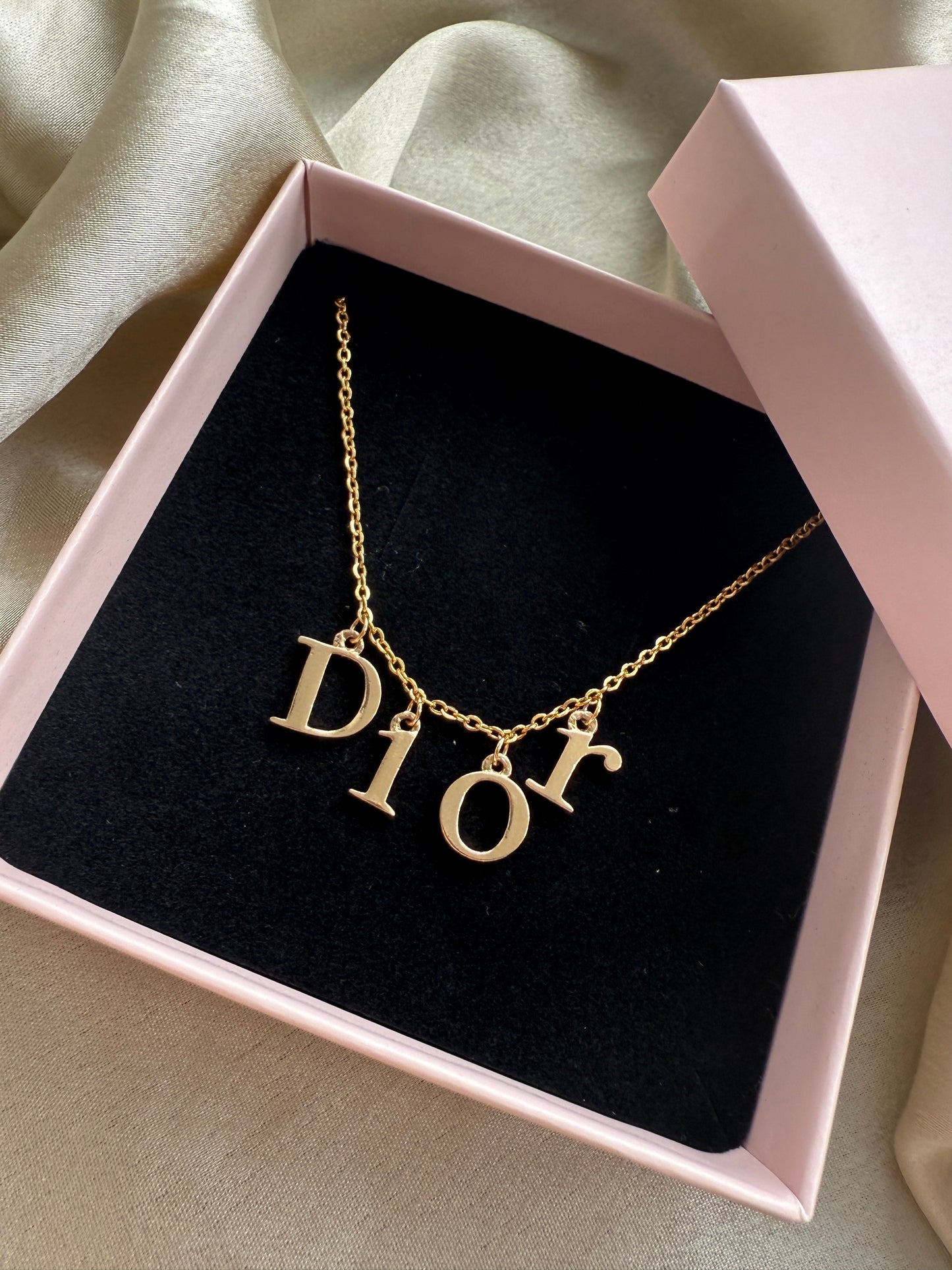 Authentic Reworked Letter Necklace Style 1