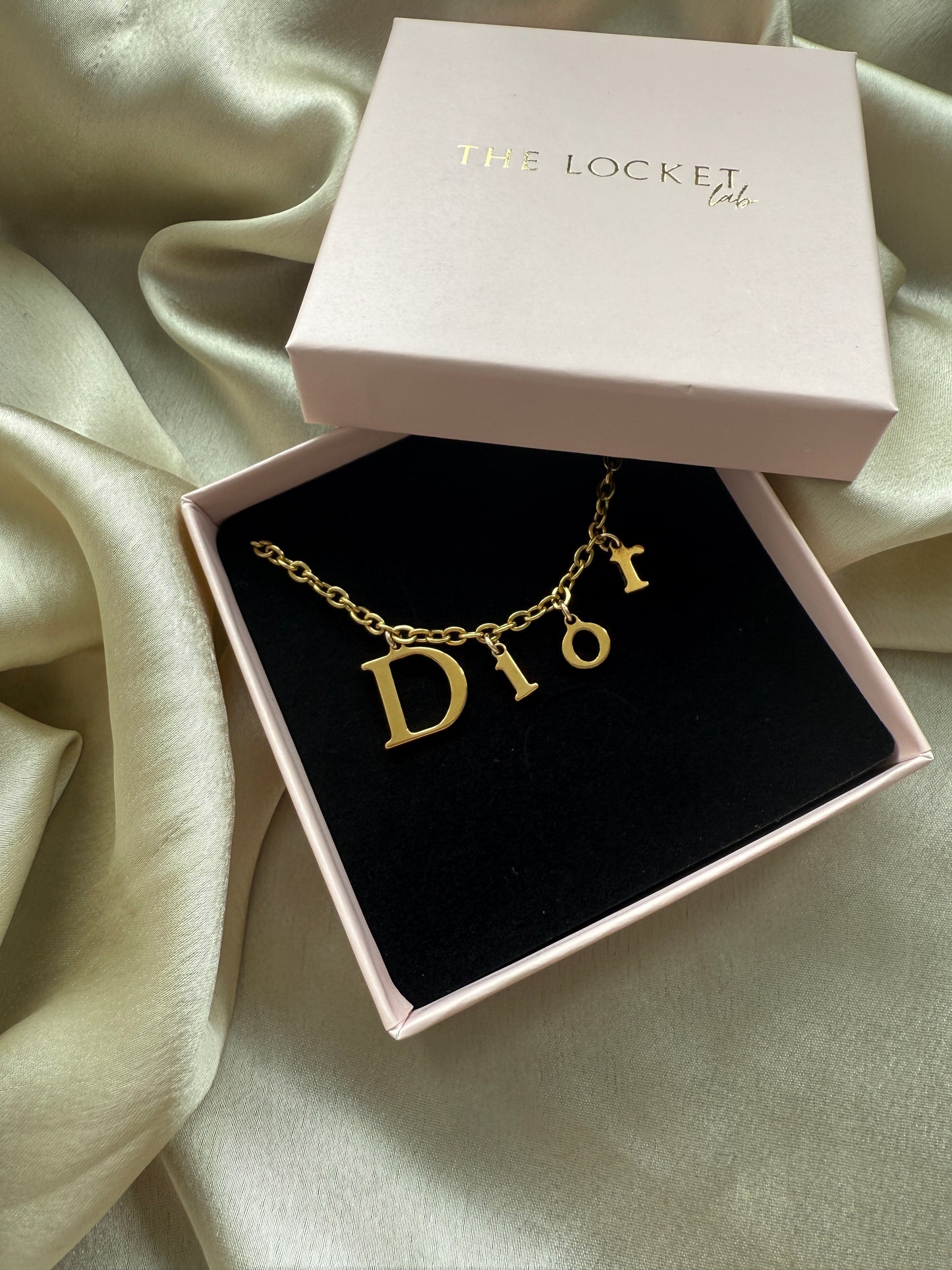 Authentic Reworked Letter Necklace Style 2