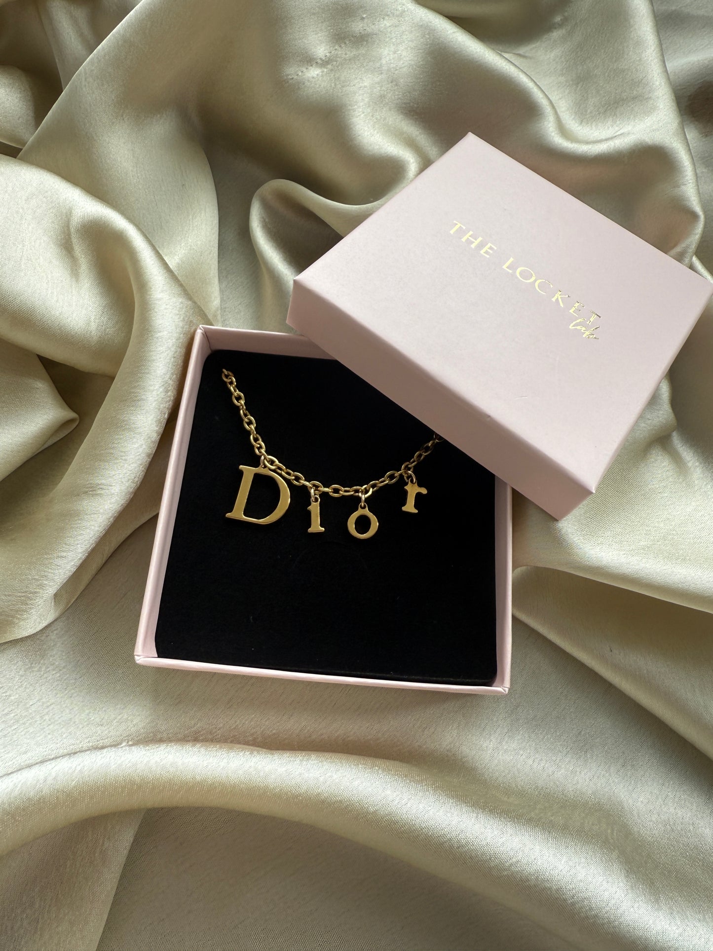 Authentic Reworked Letter Necklace Style 2