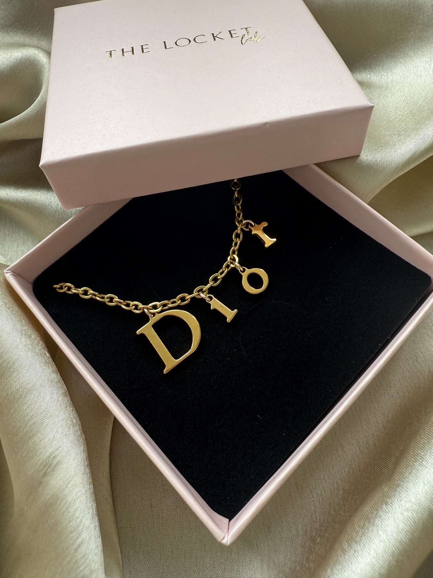 Authentic Reworked Letter Necklace Style 2